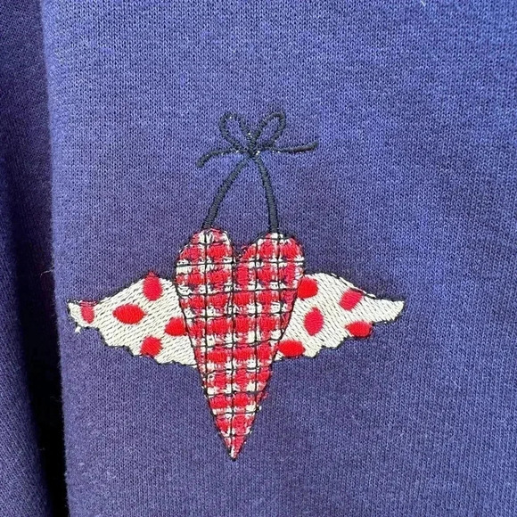 Homemade sweatshirt, cardigan arts to wear crafts, country core cottagecore - Picture 5 of 5